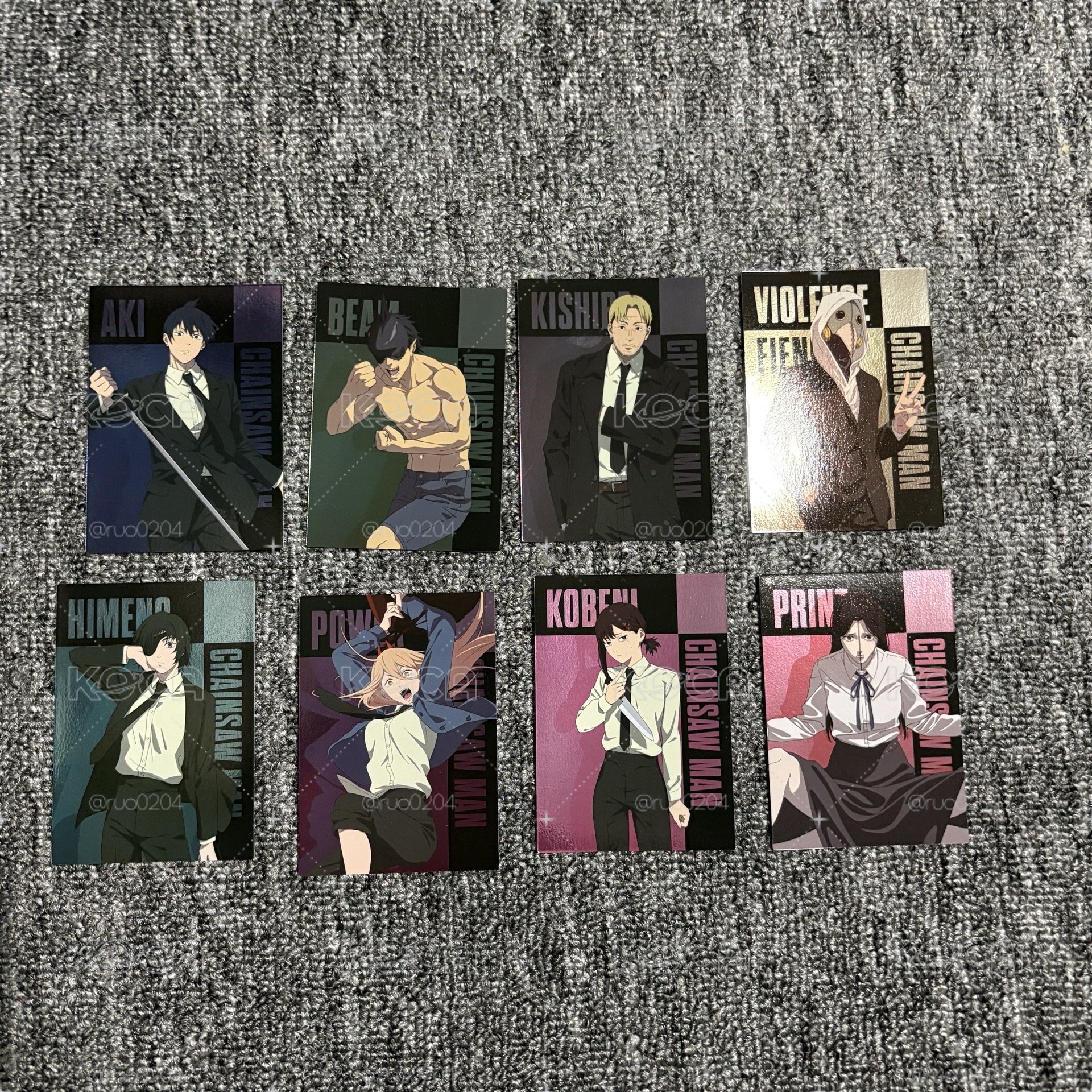 【鏈鋸人】隨機角色閃卡
