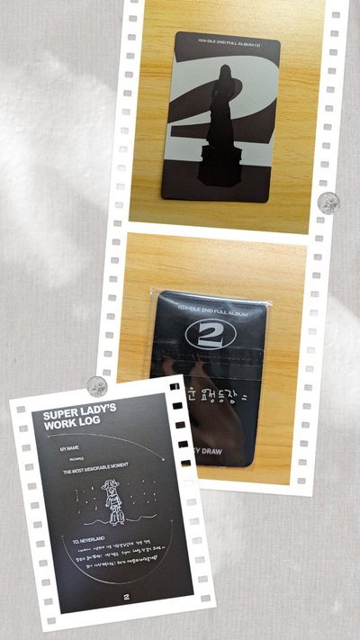 *️⃣正二 專卡+透卡+am1.0韓背(附翻譯)幸運卡 敬禮娟