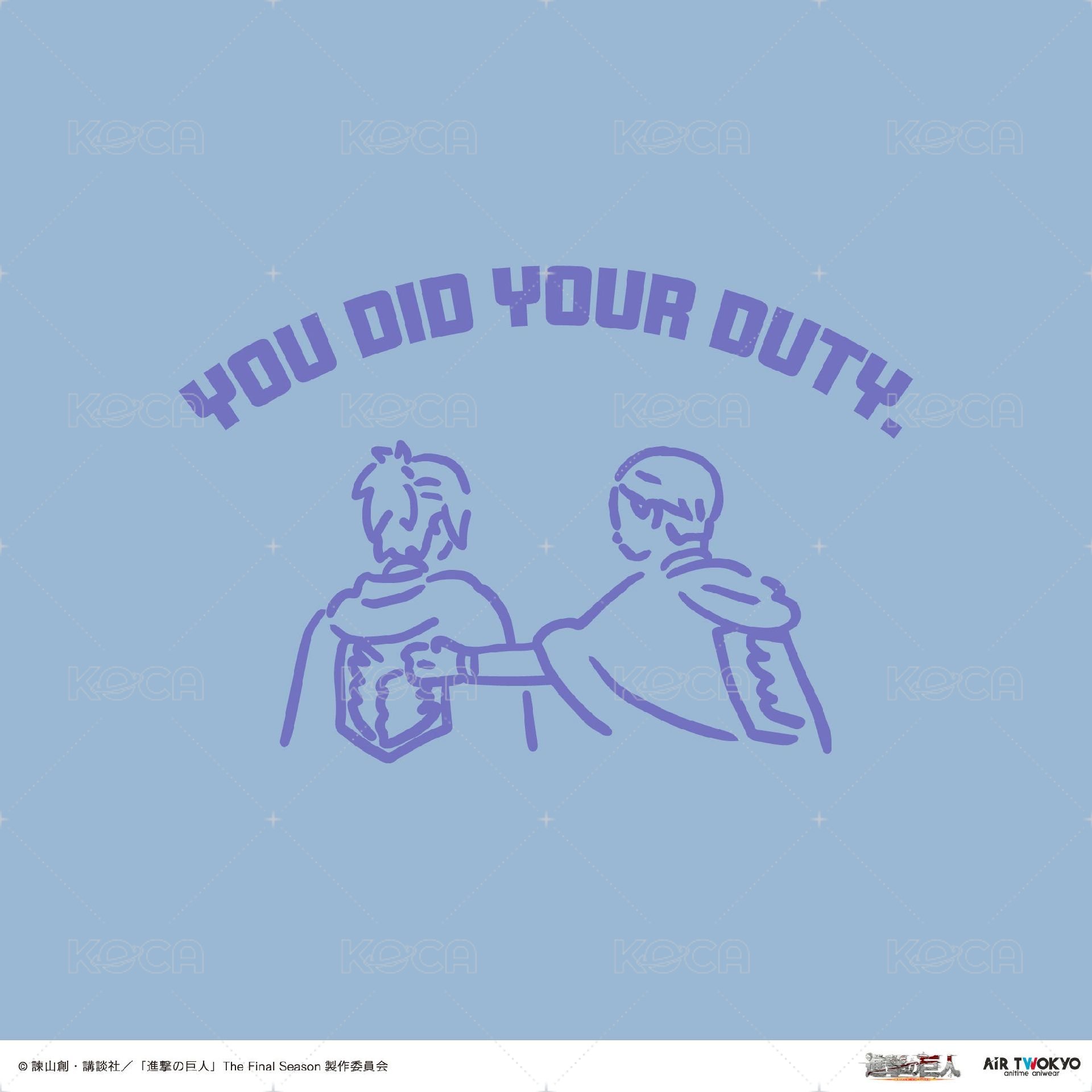 漢吉「YOU DID YOUR DUTY」短T