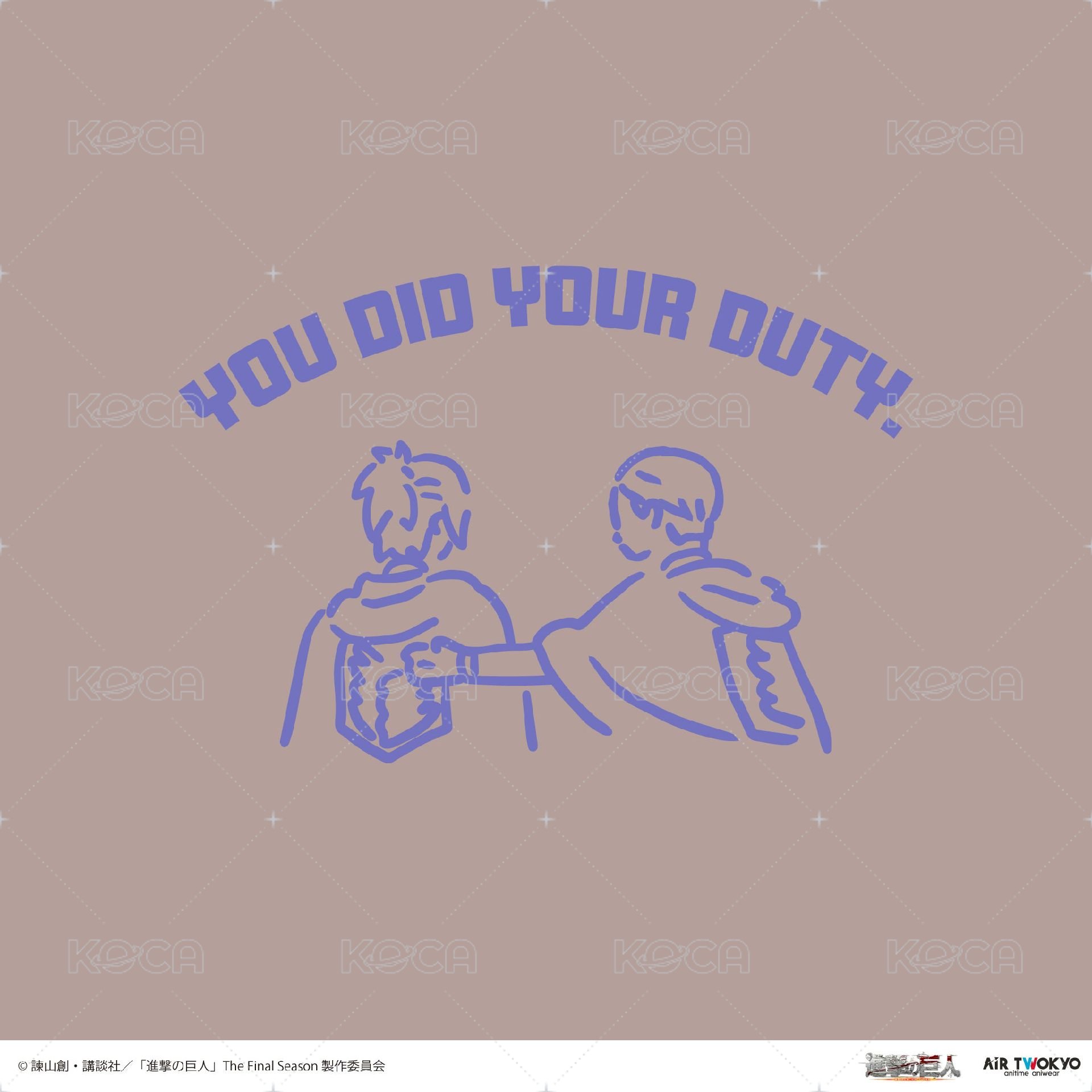 漢吉「YOU DID YOUR DUTY.」長袖T