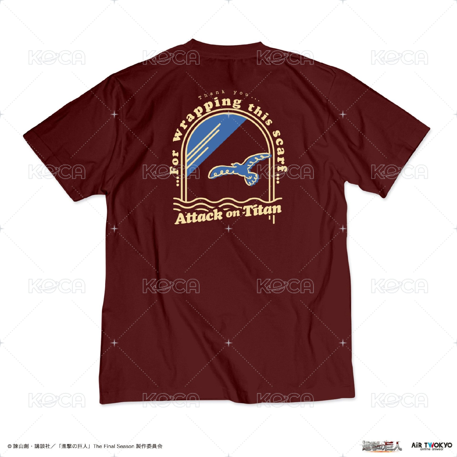 米卡莎「謝謝妳...圍上圍巾」短T