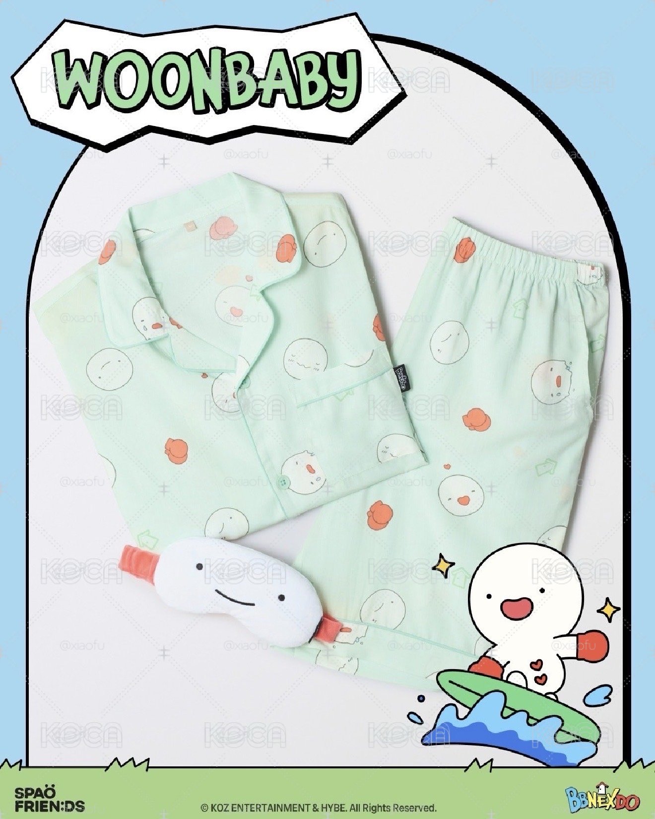 雲寶寶睡衣 woonbaby s碼