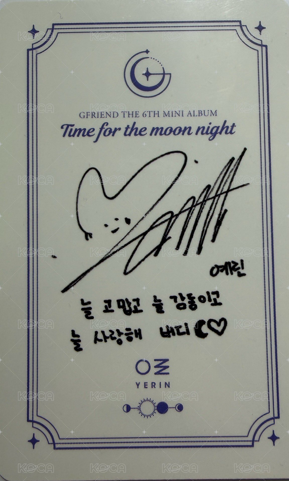 迷六 專輯卡  背面