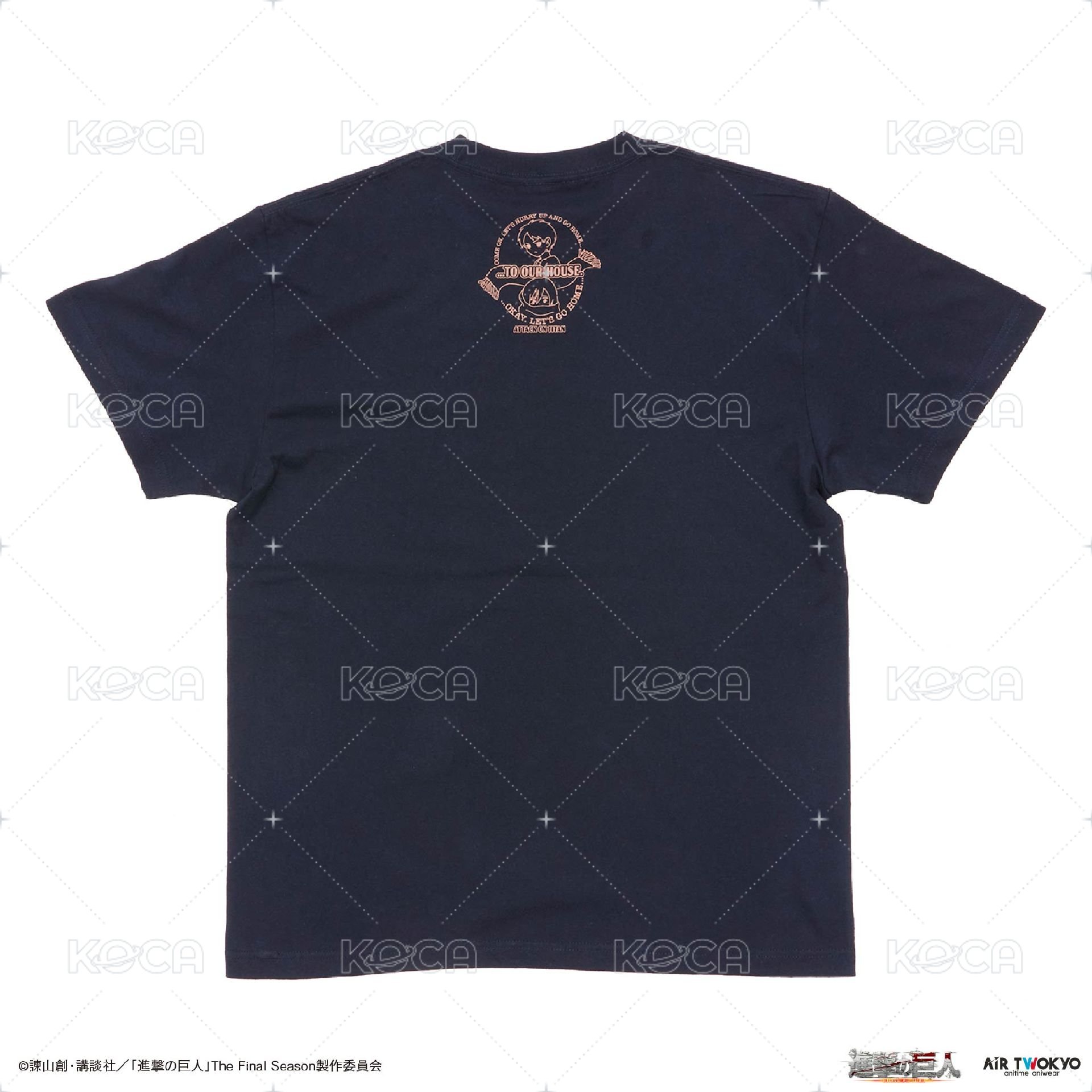 艾連x米卡莎「我們回家吧」短T