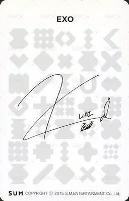 SUM Cafe/Market 周邊卡  背面