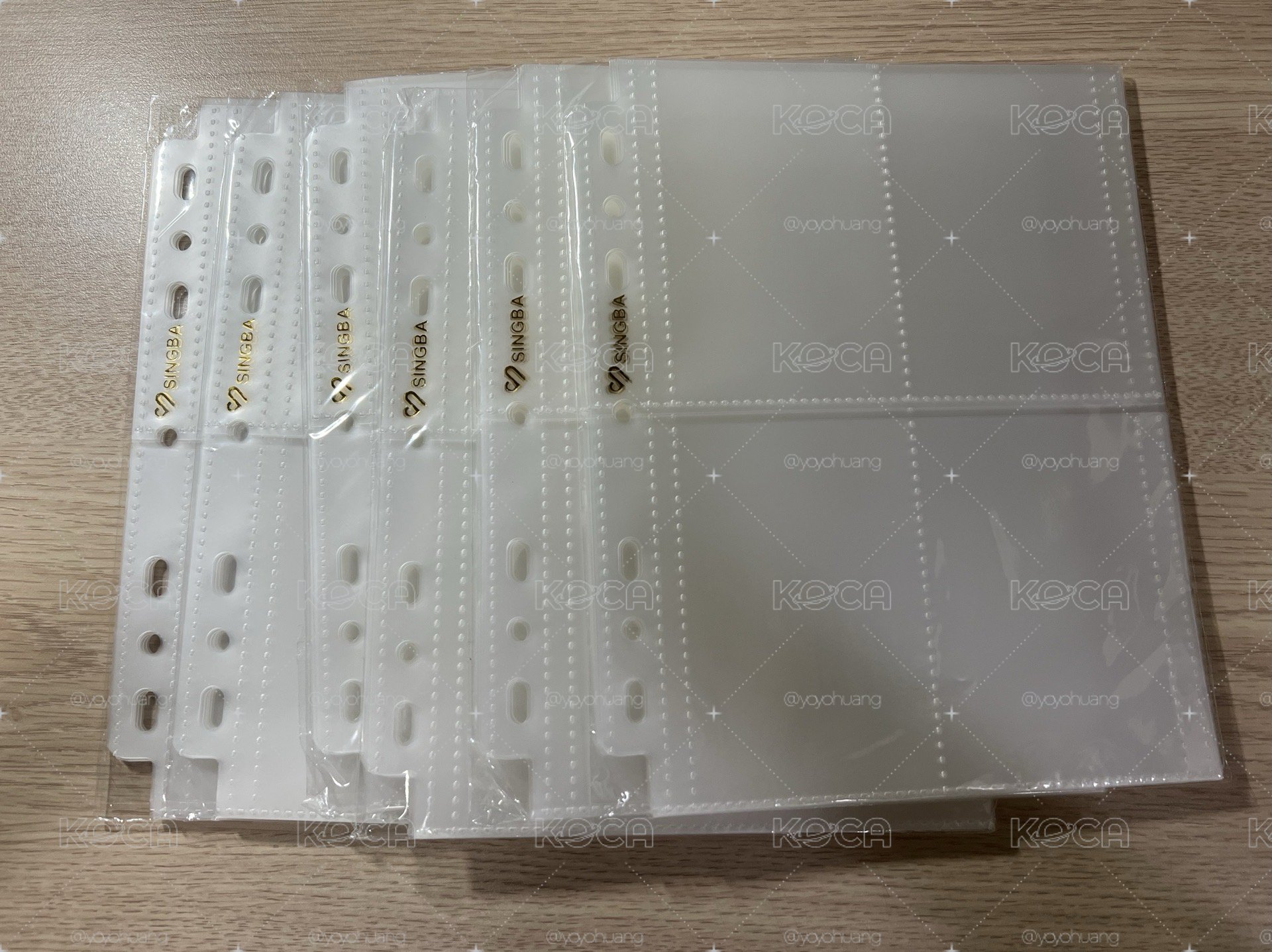 SINGBA卡冊內頁 四宮格九宮格 霧面啞光 一般款/緊湊款