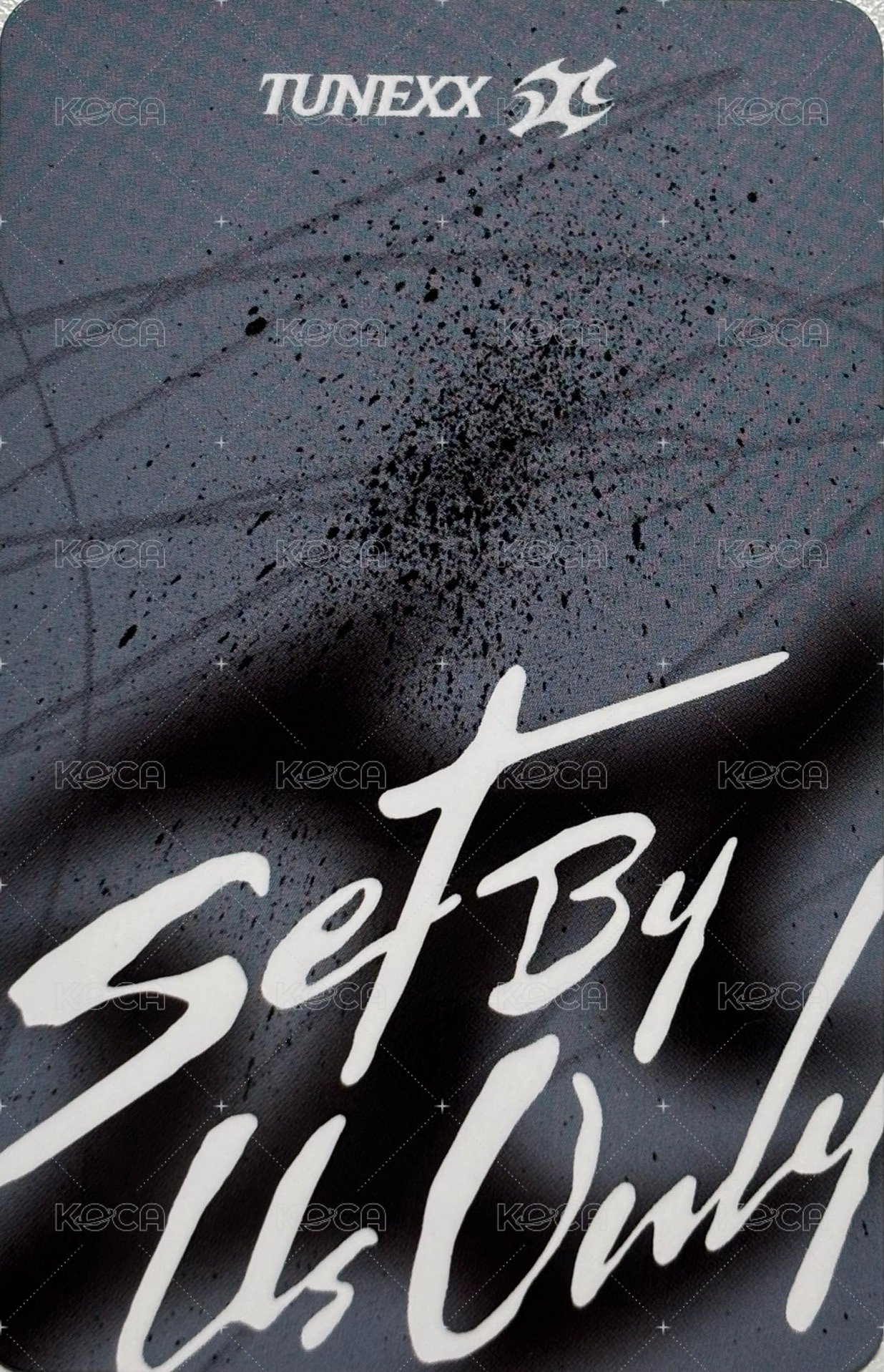 SET BY US ONLY 專輯卡 電子專卡 背面