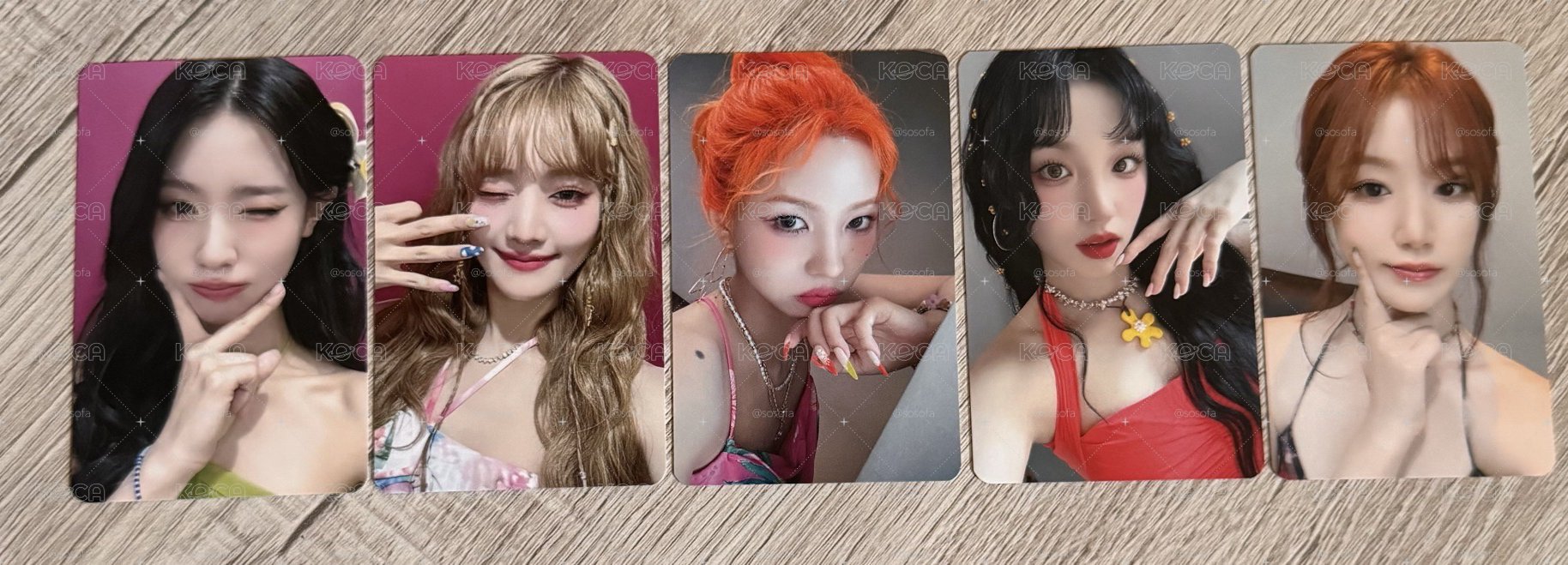 i-dle ms10 幸運卡 A、B
