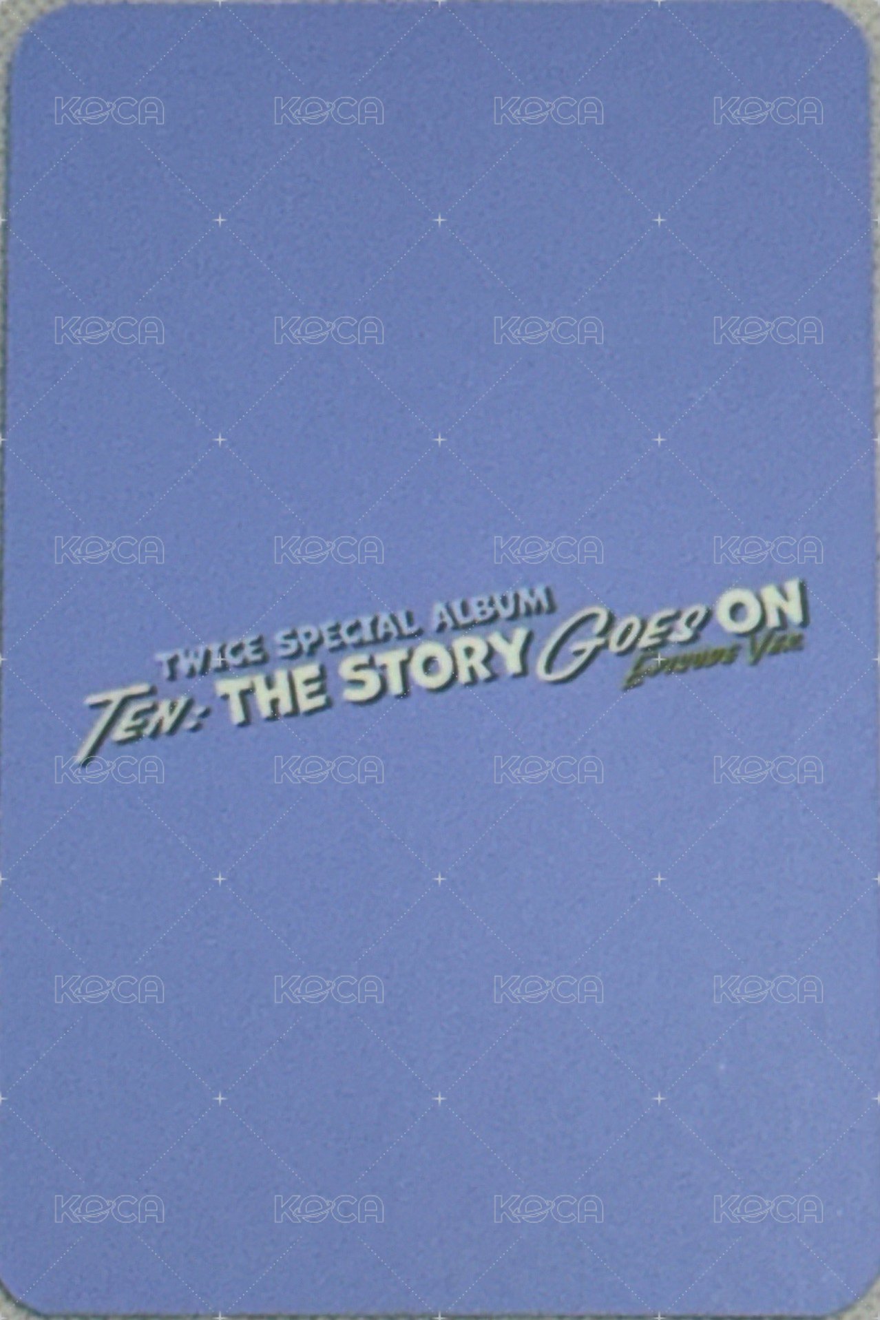 特四 mk 特典卡  背面