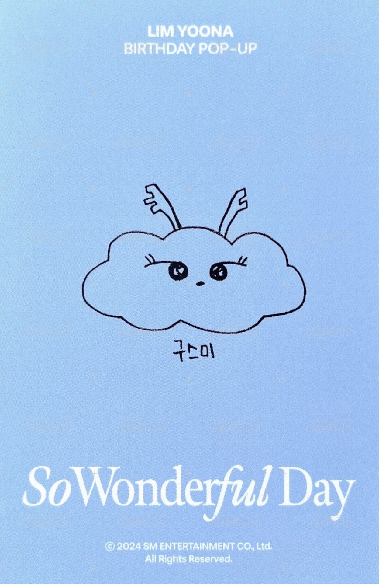 2024生日快閃 周邊卡  背面