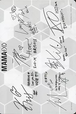 MAMA 專輯卡  背面