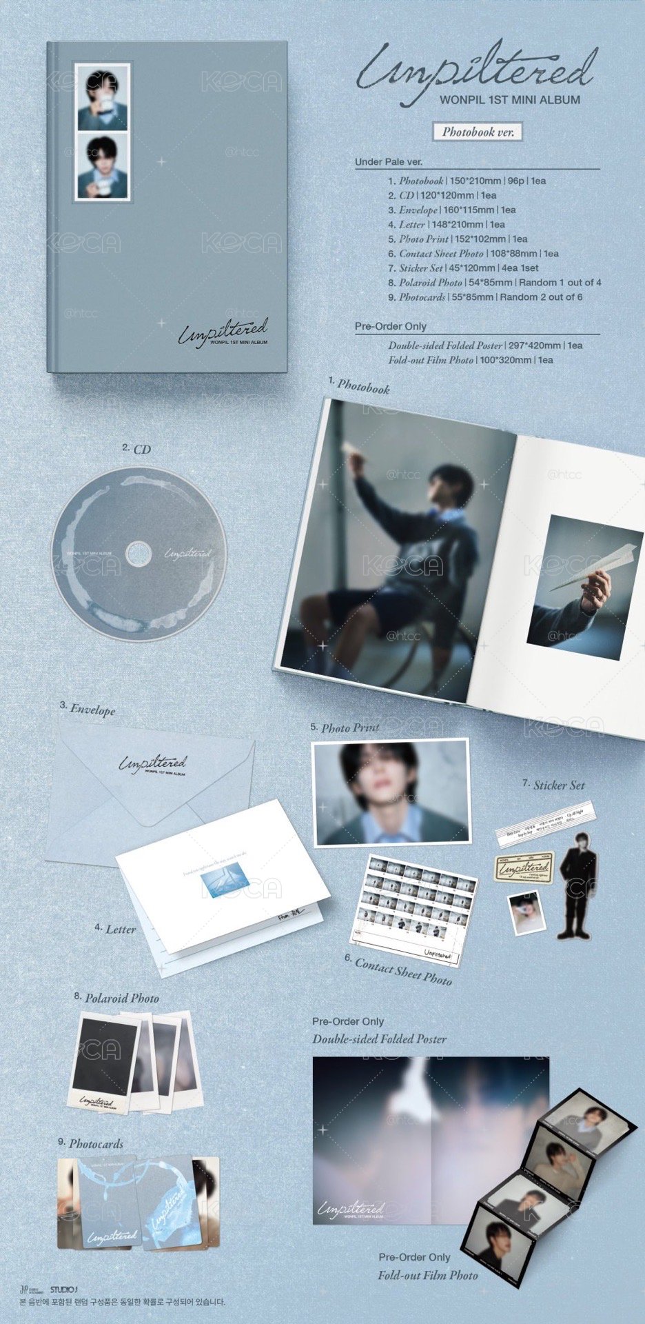 DAY6 WONPIL 1ST MINI ALBUM Unpiltered PB Ver. 非現貨
