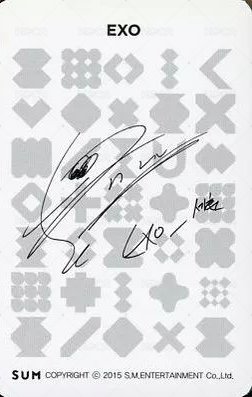 SUM Cafe/Market 周邊卡  背面