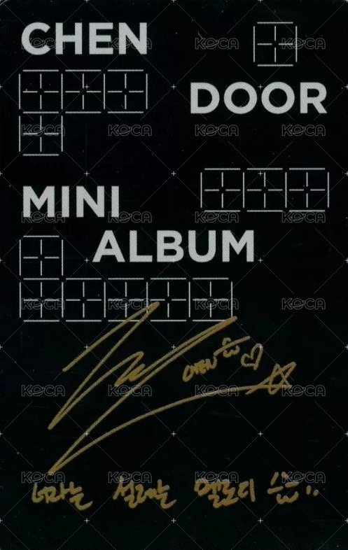 DOOR 專輯卡  背面