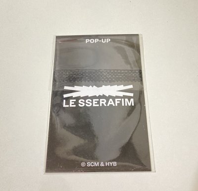 LE SSERAFIM POP-UP IN TAIPEI 櫻花滿額卡
