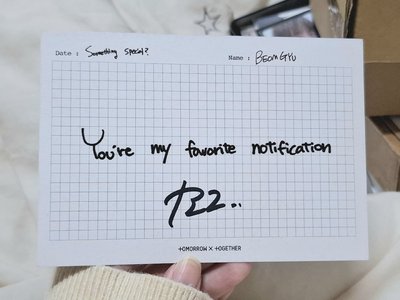 美版親簽明信片圭🐶