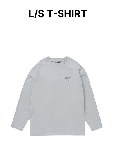 CxM DOUBLE UP 灰色長袖 T-Shirt（M）