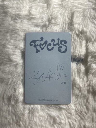 Yuha Focus sr 線下2.0 簽售卡 廣州C版