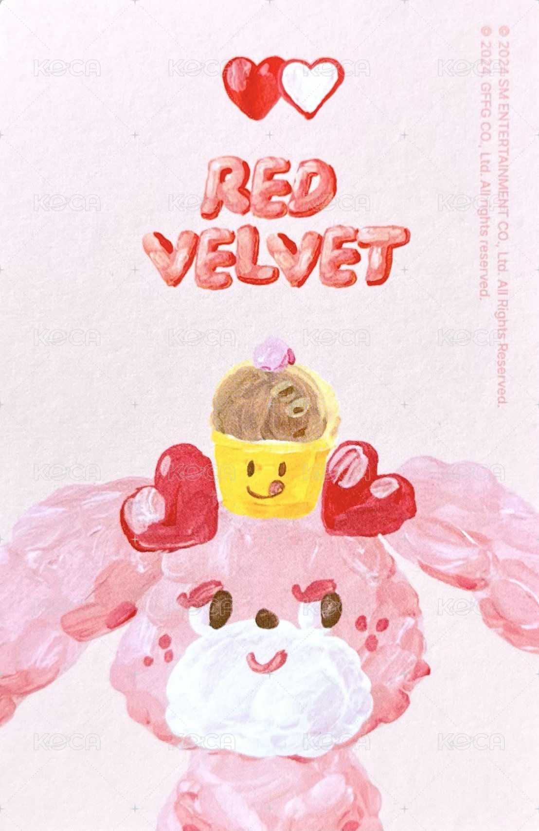 甜品快閃 周邊卡  娃娃卡 背面