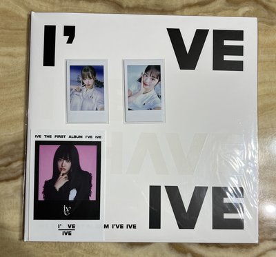 現貨 I’ VE IVE 黑膠空專 無小卡