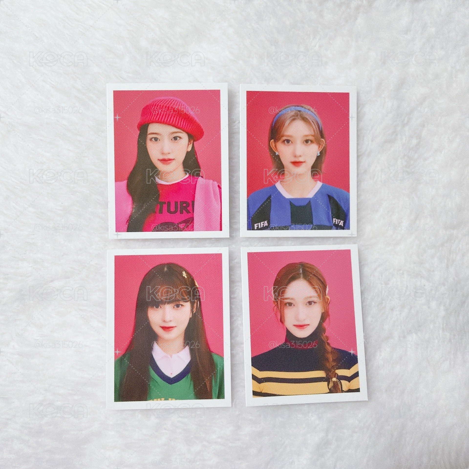 IVE 2023 SEASON'S GREETINGS 年曆卡 證件照 （4張一起販售）