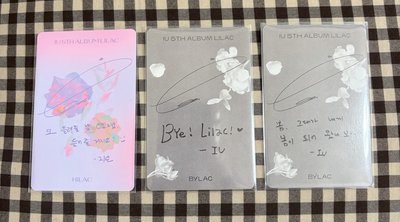 IU LILAC 專輯卡