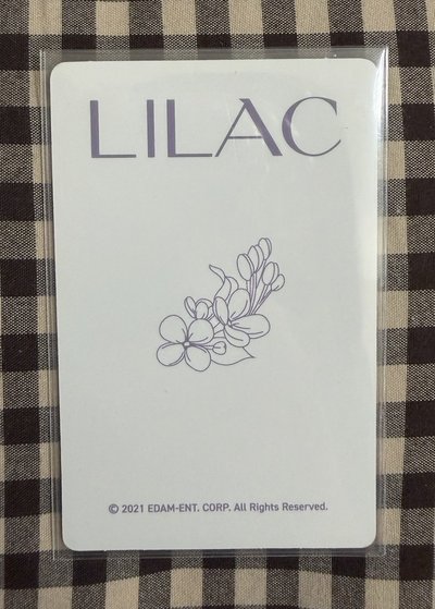 IU LILAC寫真書小卡
