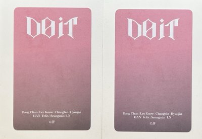 🌟Do It特典-JYP JP菲玟