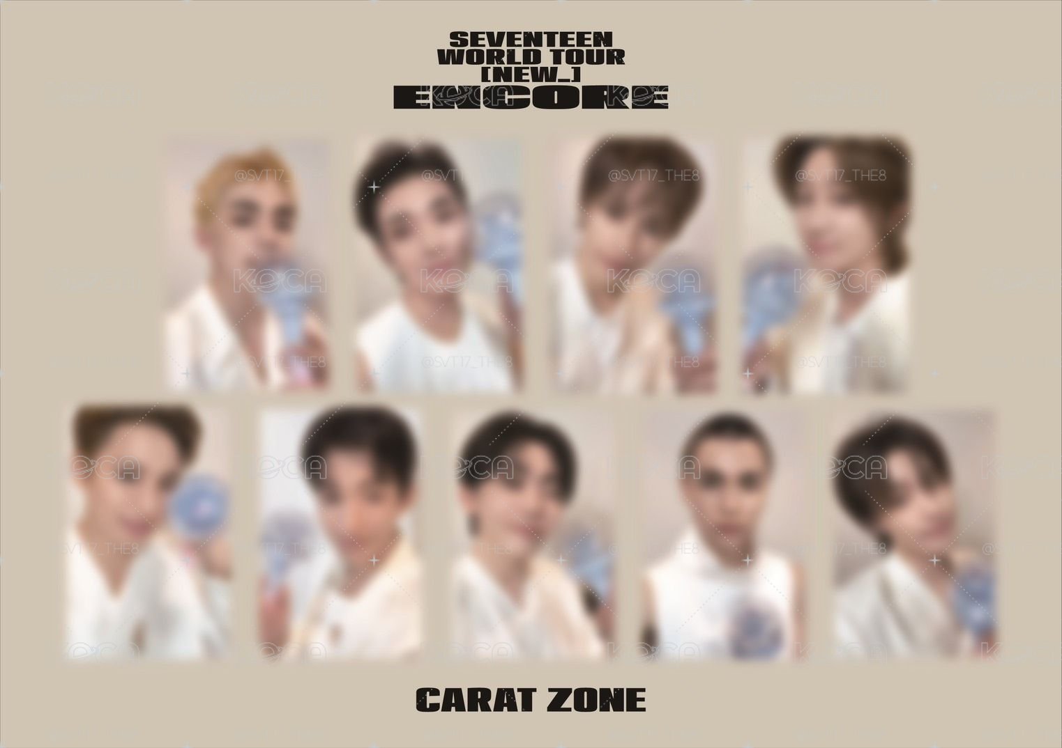 SEVENTEEN 仁川場 克拉粽