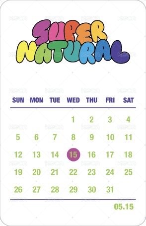 Supernatural yes24 特典卡  背面