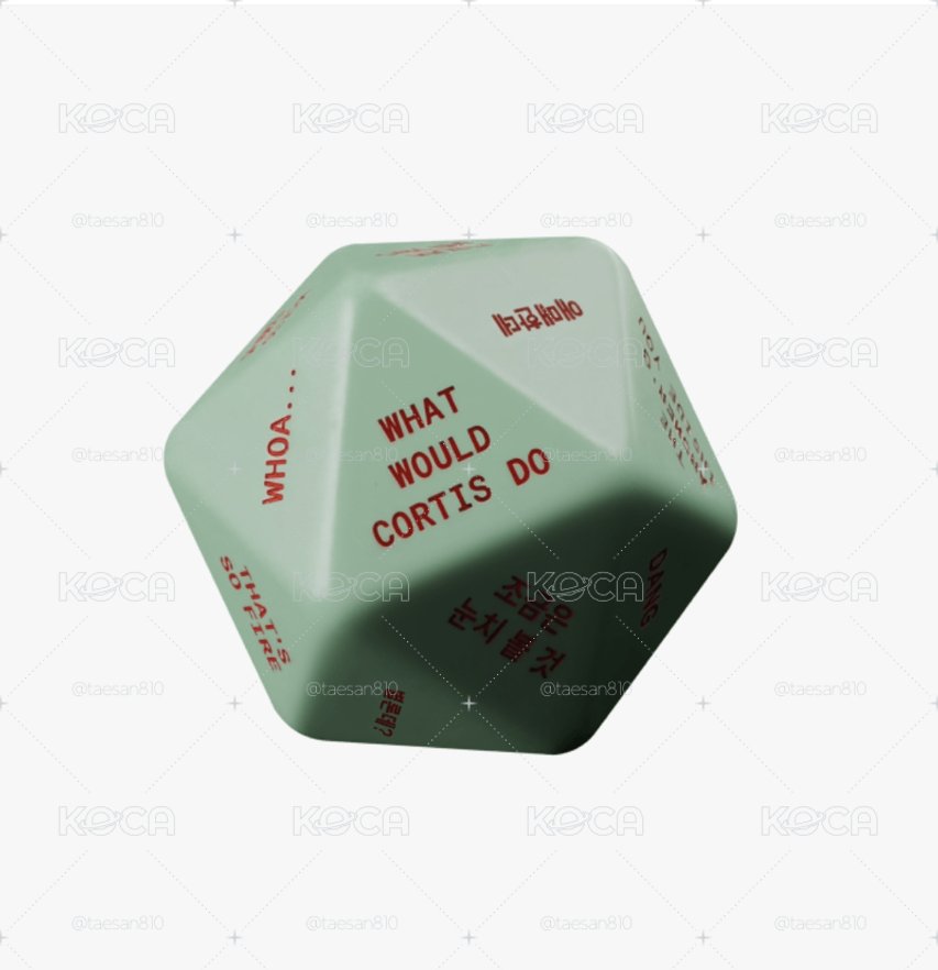 CORTIS GREENGREEN 骰子專