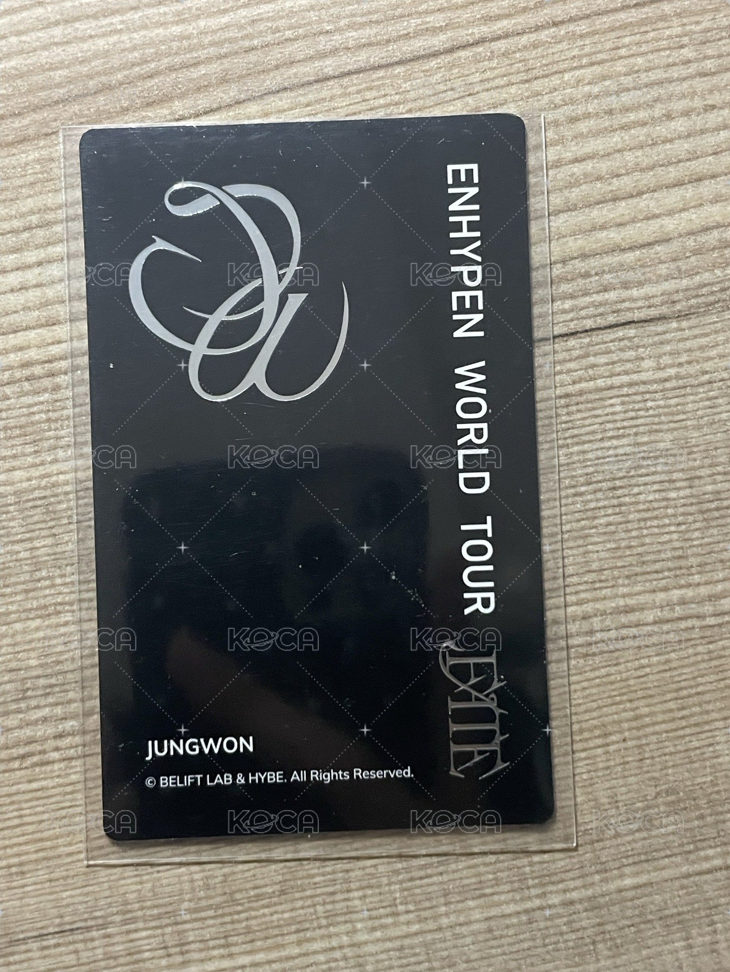 FATE世巡 周邊卡 fate場週卡 背面