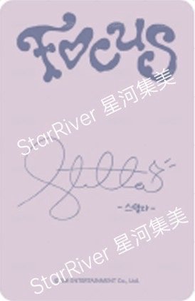 Focus sr 線下4.0 簽售卡 C ver. 背面