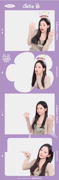PHOTOISM X Julie photoism A 人生四格卡 