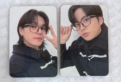 年糕大衣 眼鏡榮鍾 手寫卡背