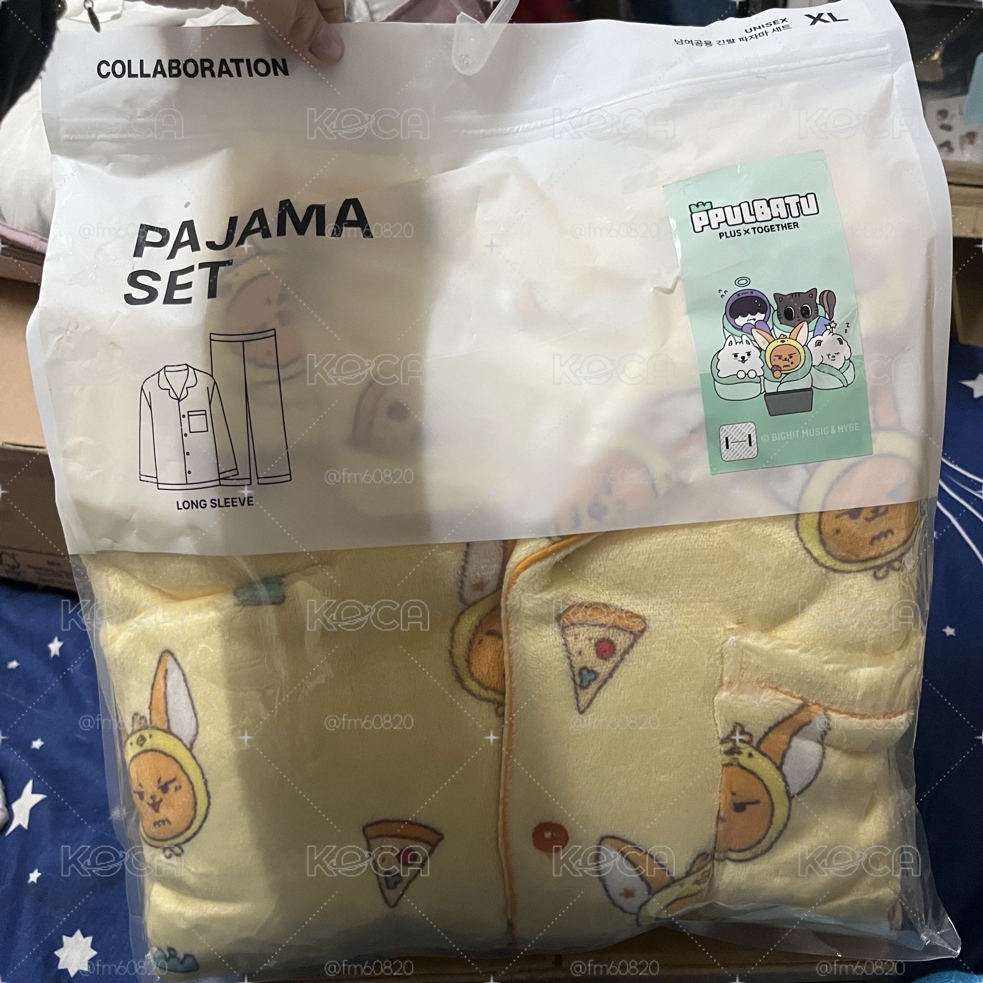 售 全新 SPAO 黃春睡衣 XL