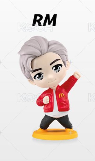 BTS 麥當勞 公仔
