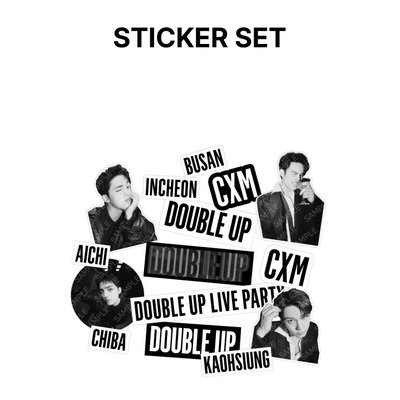 CXM DOUBLE UP 場週 三件組