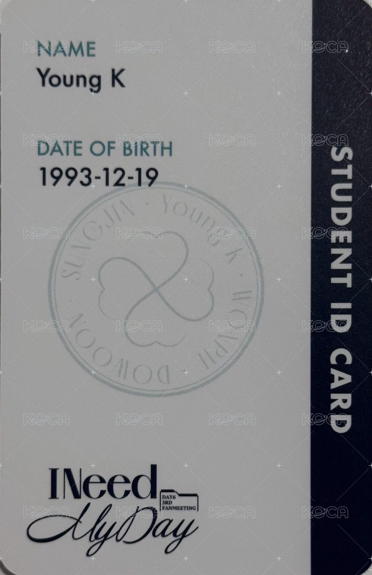 3rd FM Day2 入場卡 / 場限卡  背面