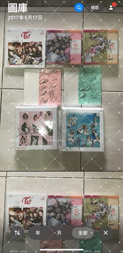 (全員親簽)MWAVE TWICE THE STORY BEGINS 迷你一輯 出道專 全員親筆簽名專輯