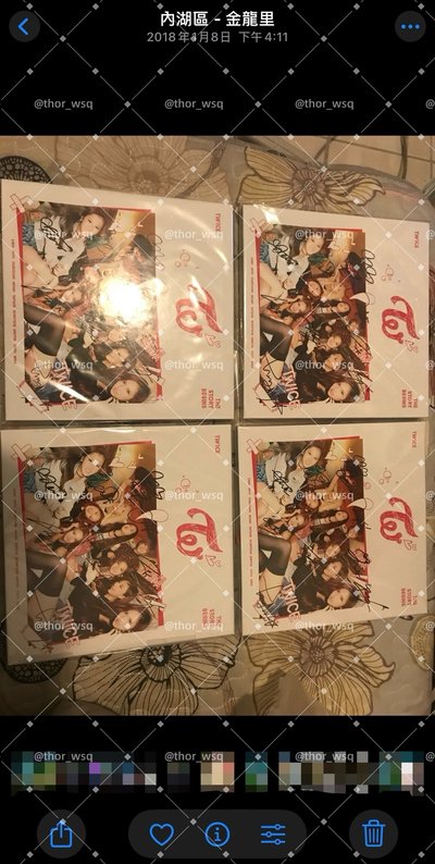 (全員親簽)MWAVE TWICE THE STORY BEGINS 迷你一輯 出道專 全員親筆簽名專輯