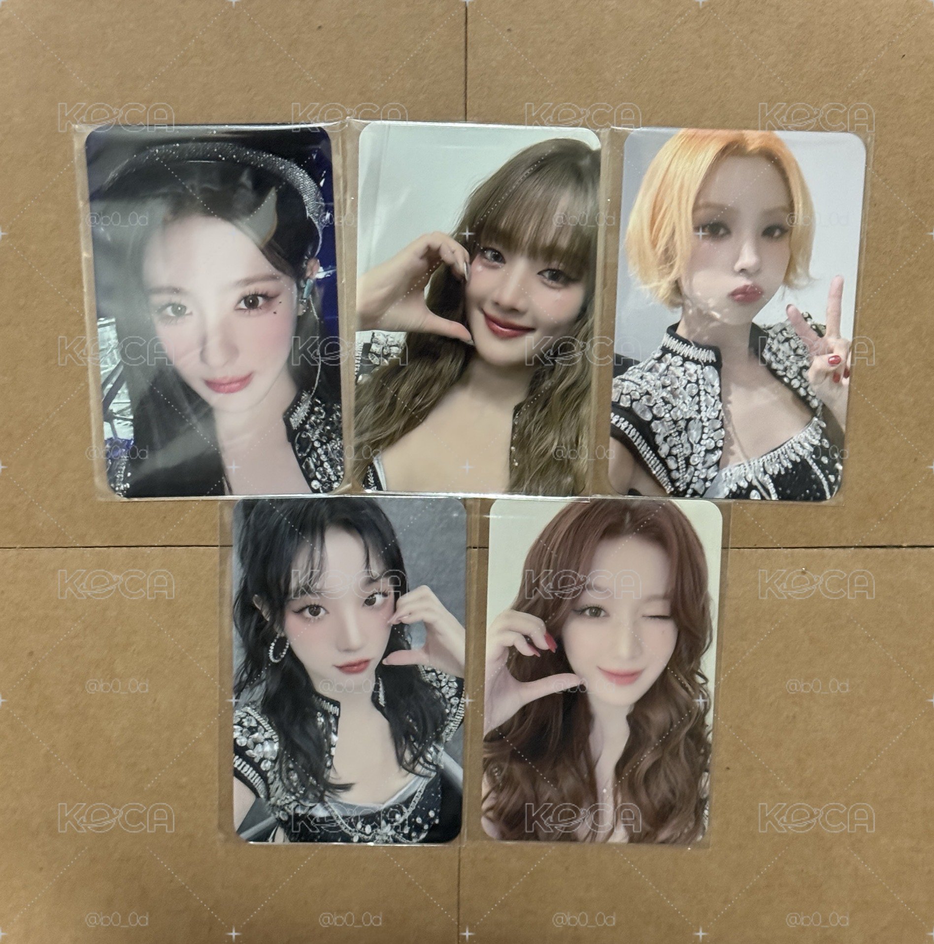 i-dle 迷你七輯 I SWAY 日本mumo 特典 一套五張