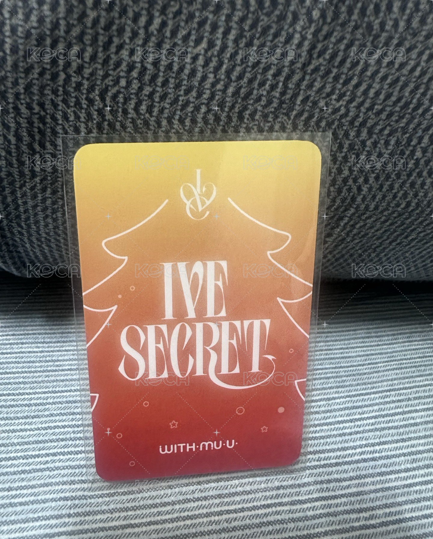IVE SECRET wm 特典卡 聖誕員 背面