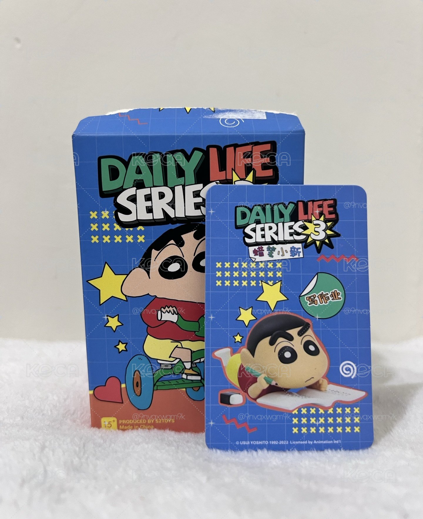 52TOYS 蠟筆小新日常系列3 寫作業款