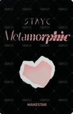 正規一 ms 線下 簽售卡  背面