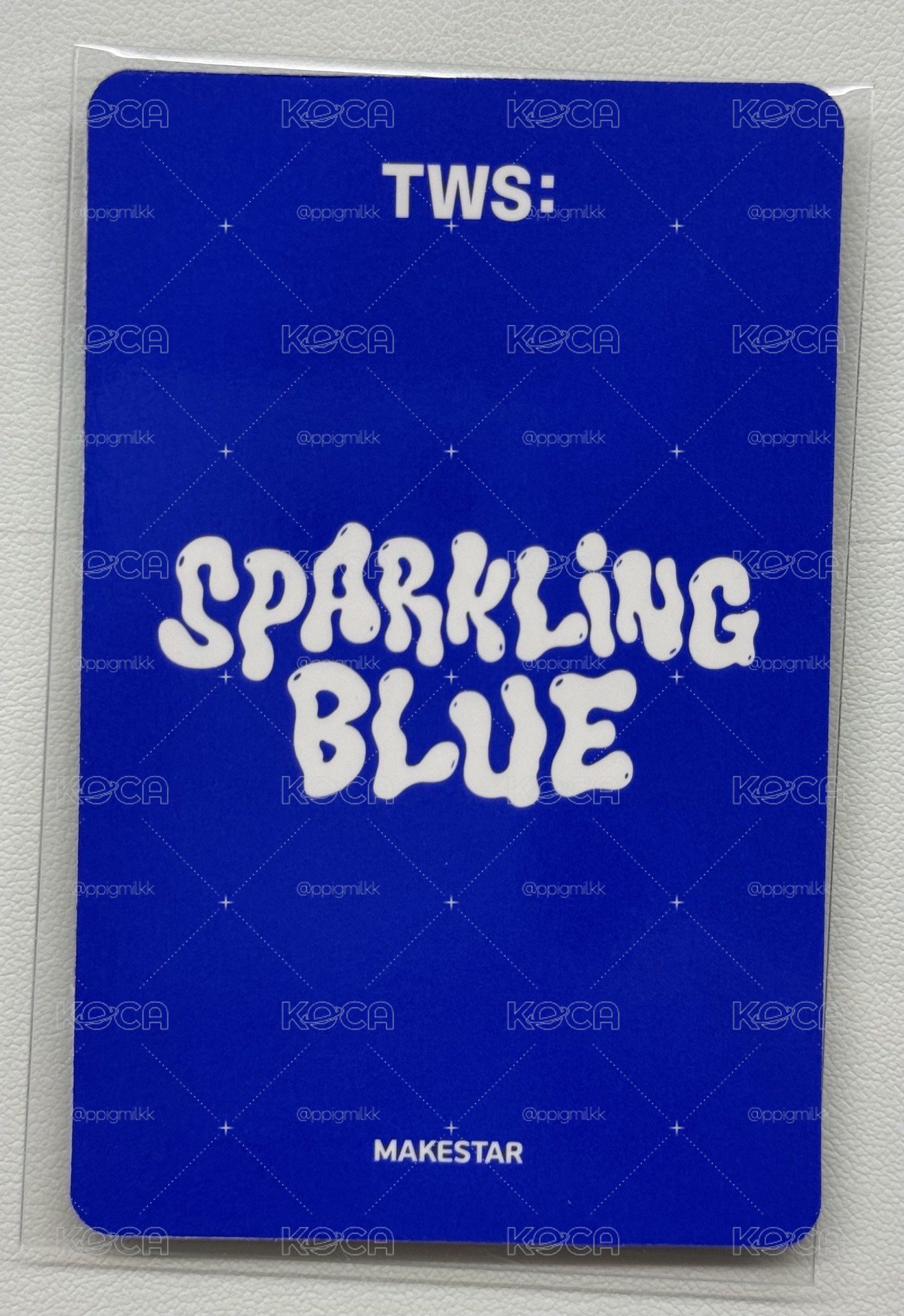 Sparkling Blue ms 韓振簽售卡 