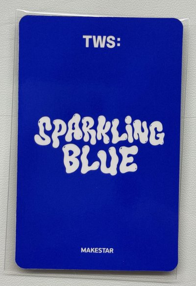 Sparkling Blue ms 韓振簽售卡 