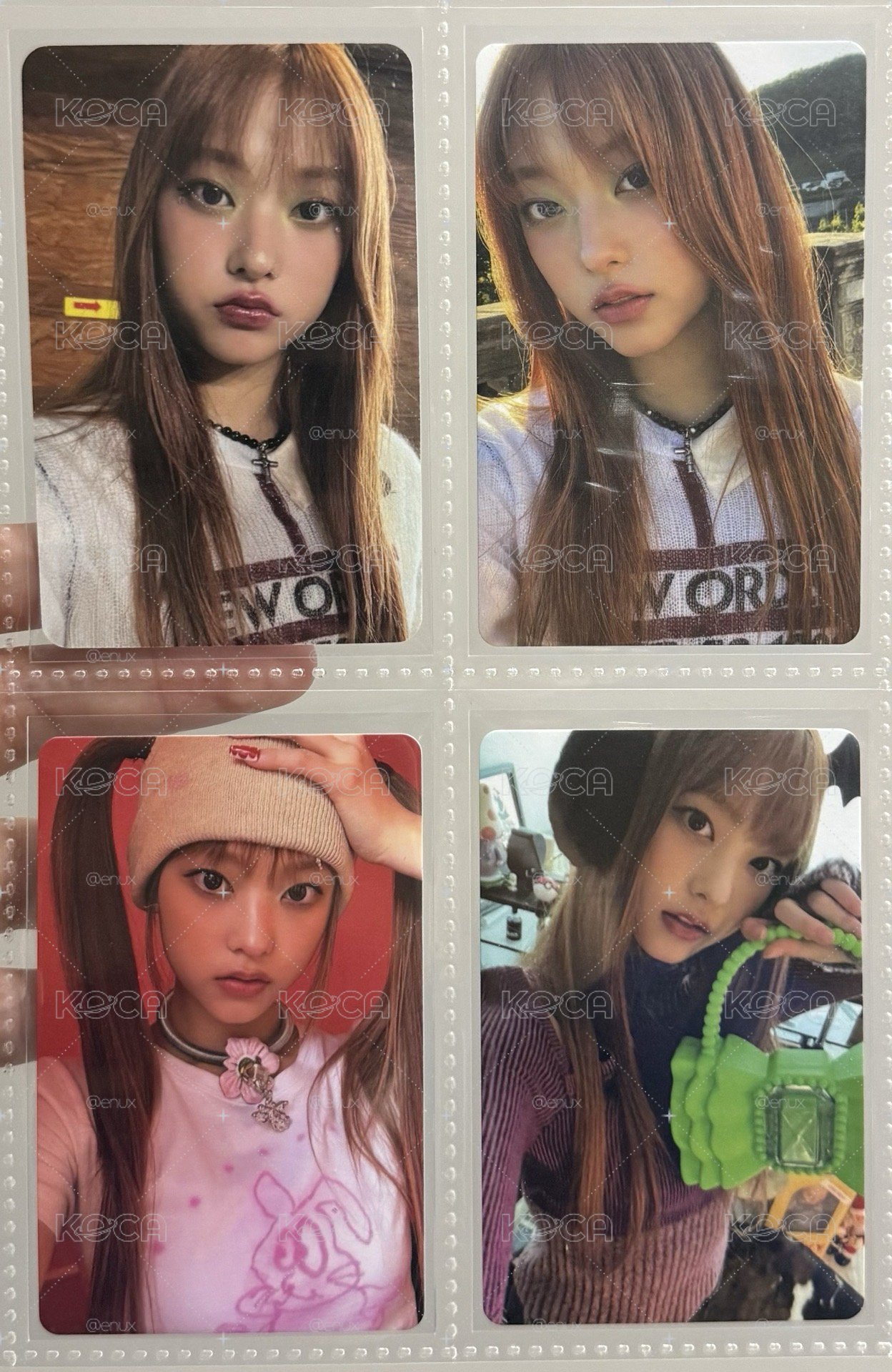 NewJeans 全員小卡盤 共18張
