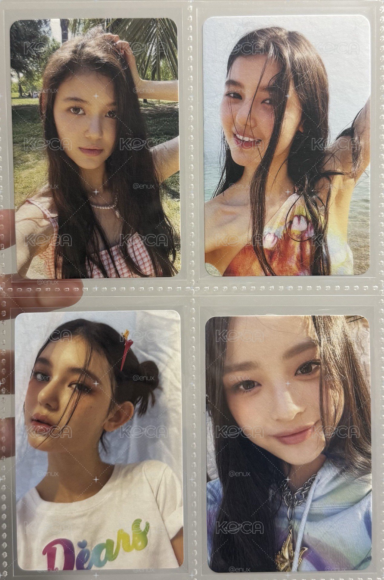 NewJeans 全員小卡盤 共18張