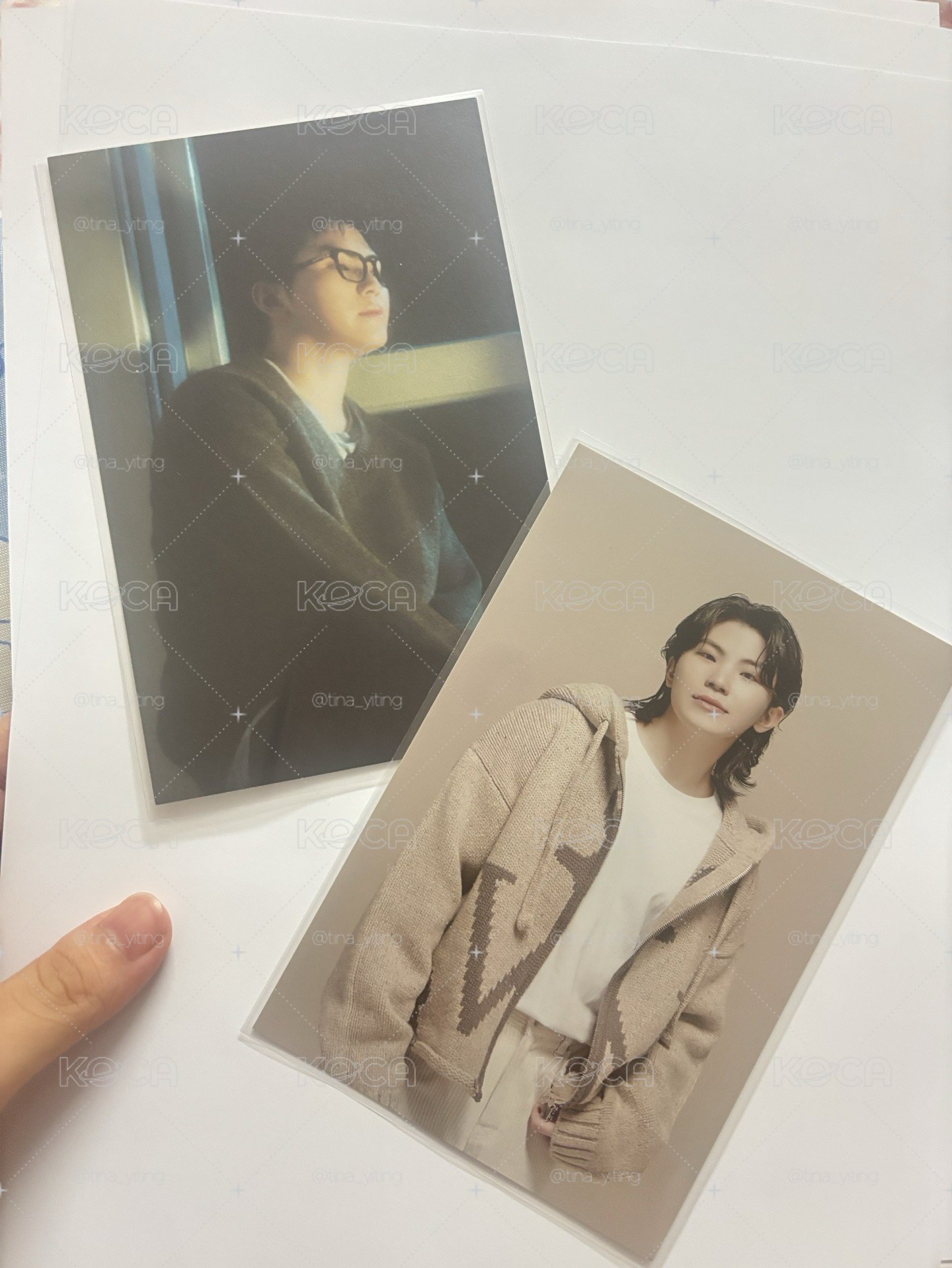 豪雨電子專+woozi明信片、小卡